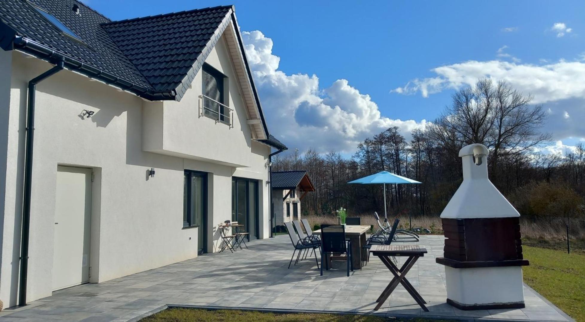 Villa Koprowo - Mit Direktem Seezugang, Sauna & Whirlpool Zastan Exterior foto